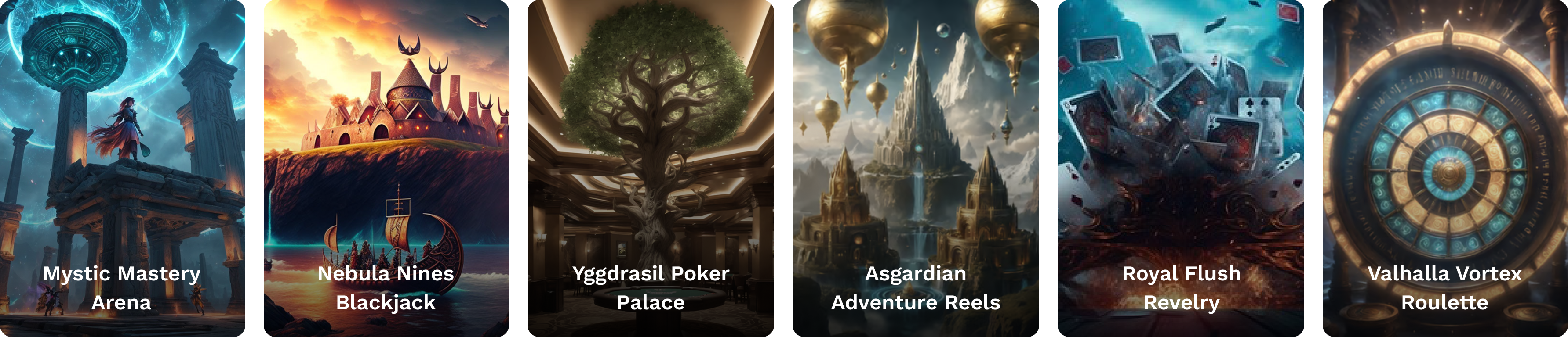 Hall of Games casino interface mockup